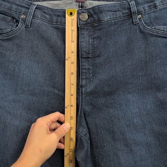 Gloria Vanderbilt Bootcut Jeans Women's 18W Stretch Denim Classic 31" Inseam - Picture 3 of 10